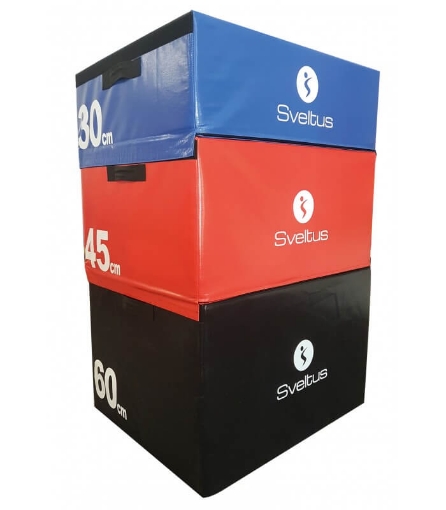 Obrázek Plyometrický set žebříků 30/45/60 cm - Plyobox - Sveltus