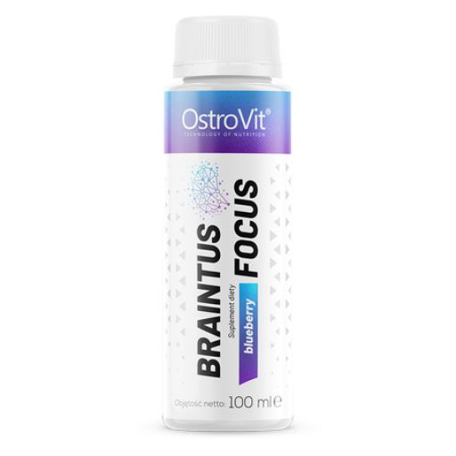 Obrázek OstroVit Braintus Focus Shot - 100 ml  Borůvky