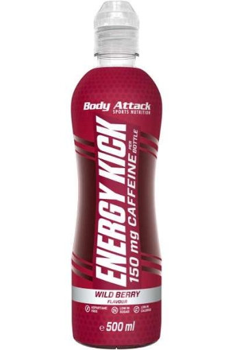 Obrázek NÁPOJ ENERGY KICK 500ML - LESNÍ OVOCE BODY ATTACK