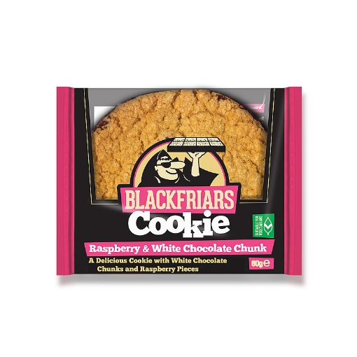 Obrázek Cookie FlapJack - 60g Malina a Bílá Čokoláda
