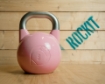 Obrázek Růžová kettlebell 8 kg - ROCKIT