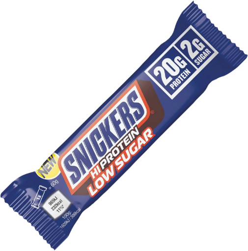 Obrázek Proteinová Tyčinka Snickers s Nízkým Obsahem Cukru 57g - Mléčná Čokoláda