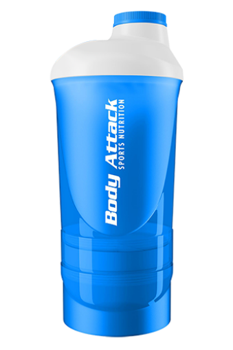 Obrázek SHAKER ALBASTRU-ALB 600 ML BODY ATTACK