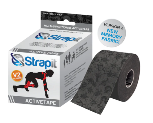 Obrázek DYNAMIC ACTIVETAPE 7,5CM x 5M  - ČERNÝ